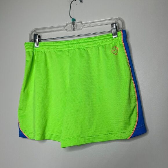 Vintage Y2K Nike Running Shorts – Bright Neon Green & Blue medium - Picture 6 of 8